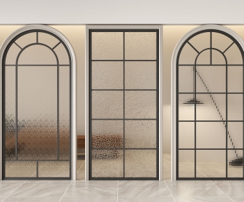 French Style Glass Screen Partition-ID:181926978