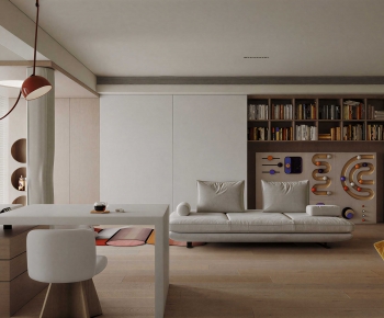 Modern A Living Room-ID:559366946