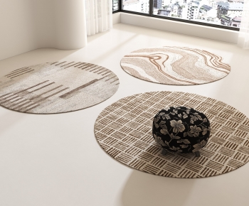 Modern Circular Carpet-ID:828619099