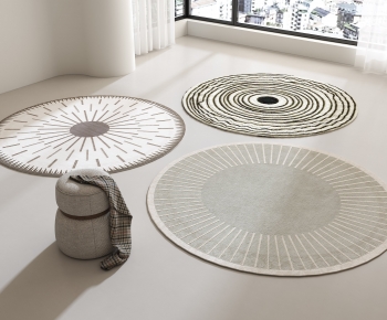 Modern Circular Carpet-ID:632765051