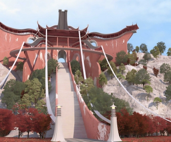 Chinese Style Ancient Architectural Buildings-ID:108964926