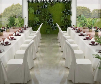 Modern Dining Table And Chairs-ID:334592108