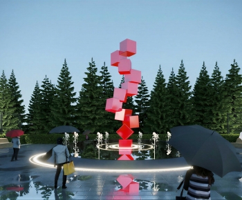 Modern Sculpture Sketch-ID:860405926