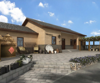 New Chinese Style Courtyard/landscape-ID:115895034
