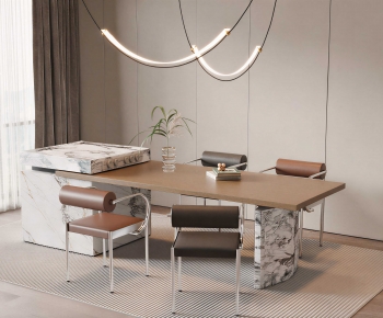 Modern Dining Table And Chairs-ID:669218064