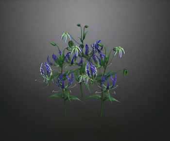 Modern Flowers And Grass-ID:352190027