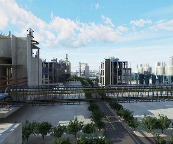 Industrial Style Industrial Building-ID:605106123
