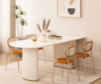 Modern Dining Table And Chairs-ID:103347068