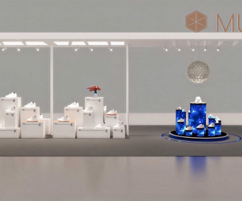 Modern Exhibition Hall-ID:821456916