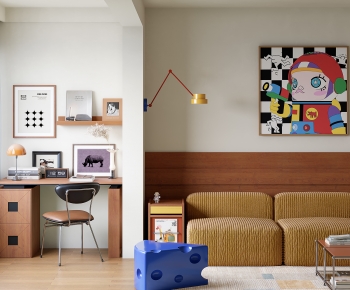 Modern A Living Room-ID:621680972
