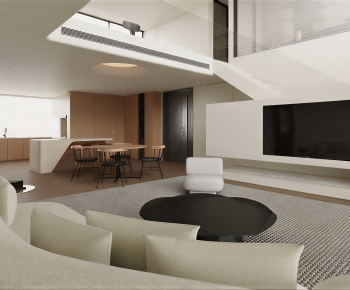 Modern A Living Room-ID:718329058