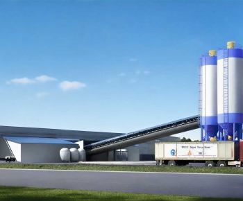 Modern Industrial Building-ID:577840091