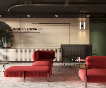 Modern Office Reception Desk-ID:537318941
