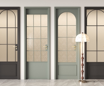 French Style Single Door-ID:455121994