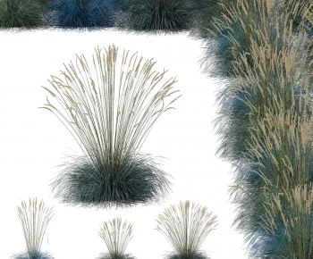 Modern Flowers And Grass-ID:445467003