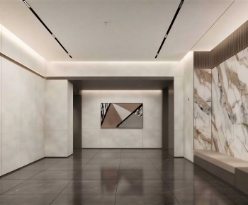 Modern Office Reception Desk-ID:498661041