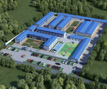 Modern Architectural Bird's-eye View Planning-ID:317497012