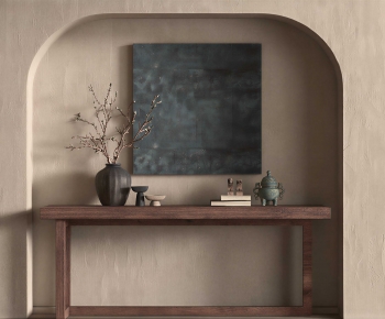 Wabi-sabi Style Console-ID:557272914