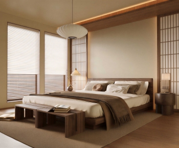 Japanese Style Bedroom-ID:382752909