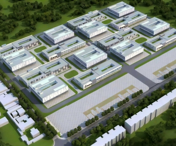 Modern Architectural Bird's-eye View Planning-ID:710304024