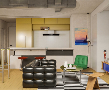 Modern A Living Room-ID:895290446