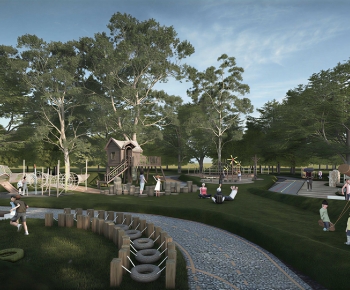 Modern Park Landscape-ID:936180115