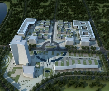 Modern Architectural Bird's-eye View Planning-ID:560020923