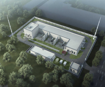 Modern Architectural Bird's-eye View Planning-ID:860342034