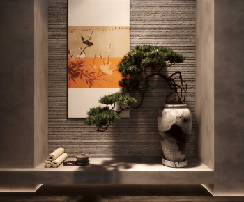 New Chinese Style Plant Landscaping-ID:356107004