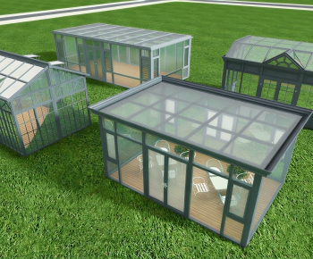 Modern Glass Sun Room-ID:407706985