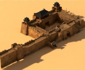 Chinese Style Ancient Architectural Buildings-ID:325040882