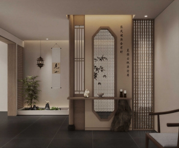 New Chinese Style Hallway-ID:879086021