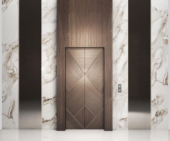 Modern Office Elevator Hall-ID:909729088