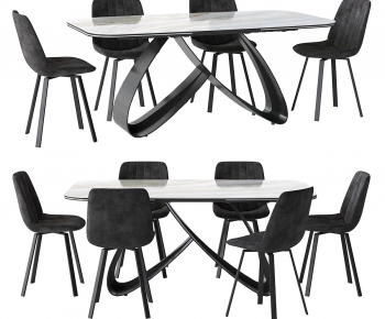 Modern Dining Table And Chairs-ID:526487119