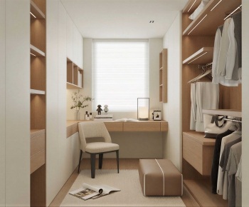 Modern Clothes Storage Area-ID:354959962