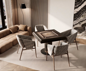 Modern Mahjong Tables And Chairs-ID:396080026