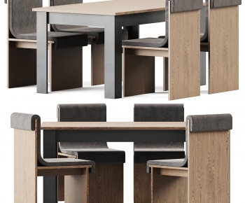 Modern Dining Table And Chairs-ID:124969016