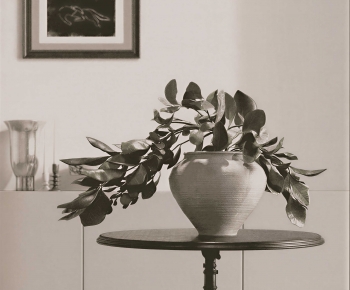Modern Potted Green Plant-ID:379692086