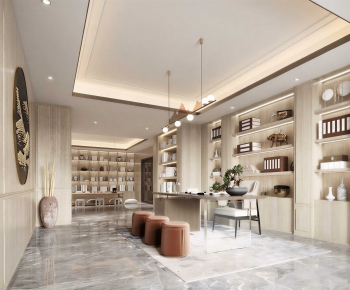 New Chinese Style Teahouse Tea House-ID:748472937