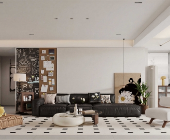 Modern A Living Room-ID:432419899