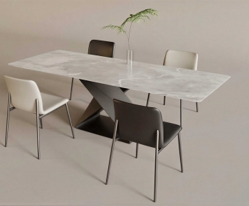 Modern Dining Table And Chairs-ID:474844931