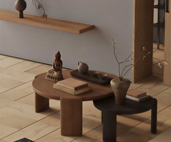 Wabi-sabi Style Coffee Table-ID:884262085