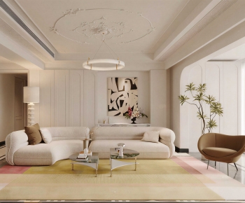 Modern A Living Room-ID:710455898