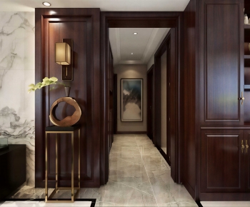New Chinese Style Hallway-ID:475239042