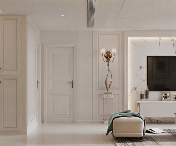 French Style A Living Room-ID:211420062