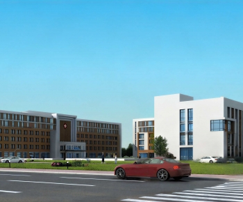 Modern School Building-ID:316462996