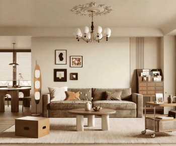 Modern A Living Room-ID:491107946
