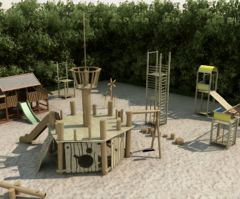 Modern Park Landscape-ID:257184037