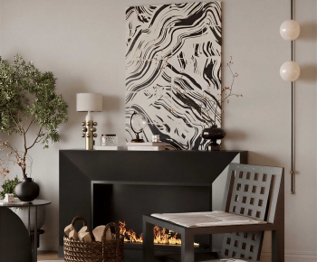 Modern Fireplace-ID:425514943