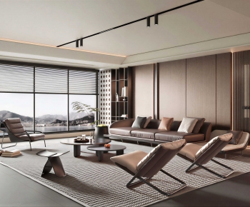 Modern A Living Room-ID:737837084